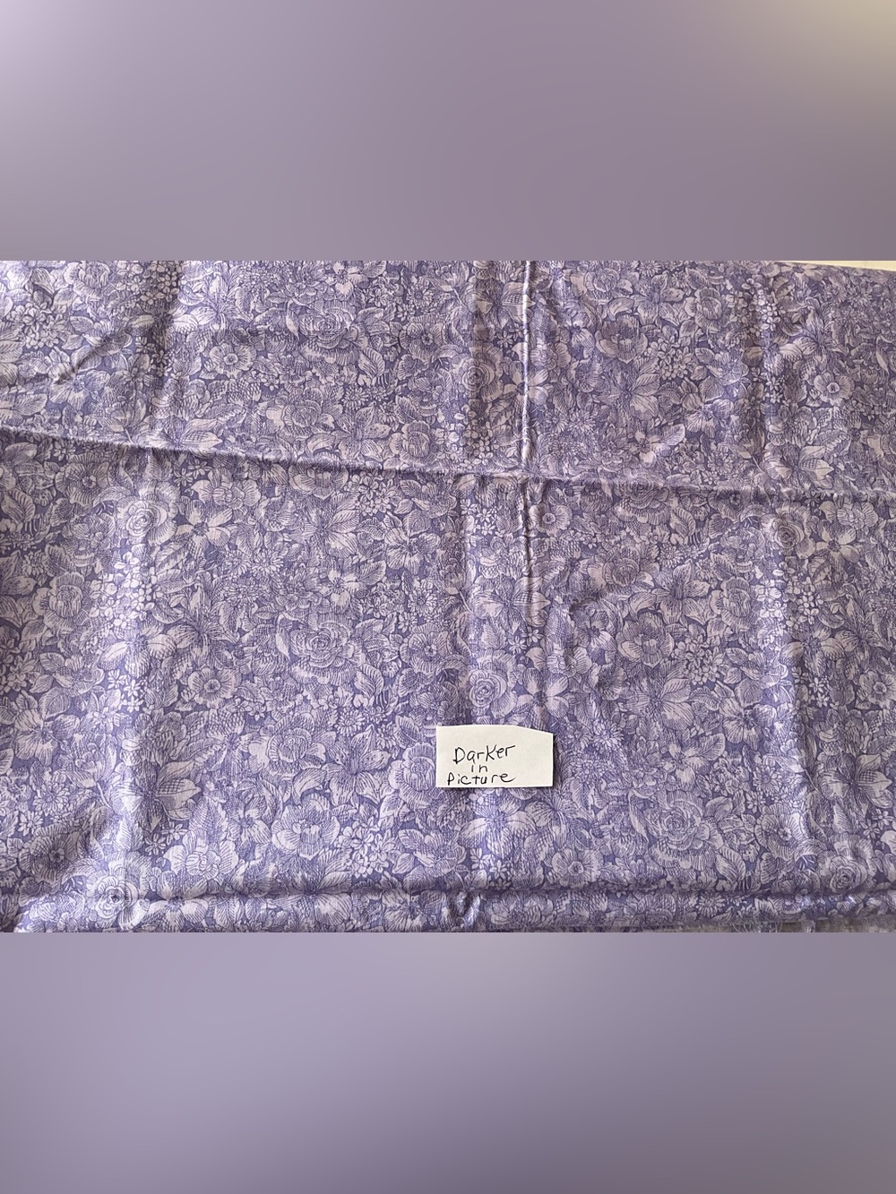 Quilting Sewing Fabric Floral Flowers & Plants Paisley Purple Cotton 2.5 Yards